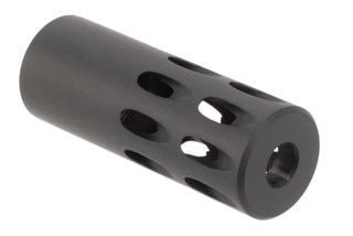 Forward Blow Compensator for .920" 10/22 Bull Barrel from Volquartsen has a black finish